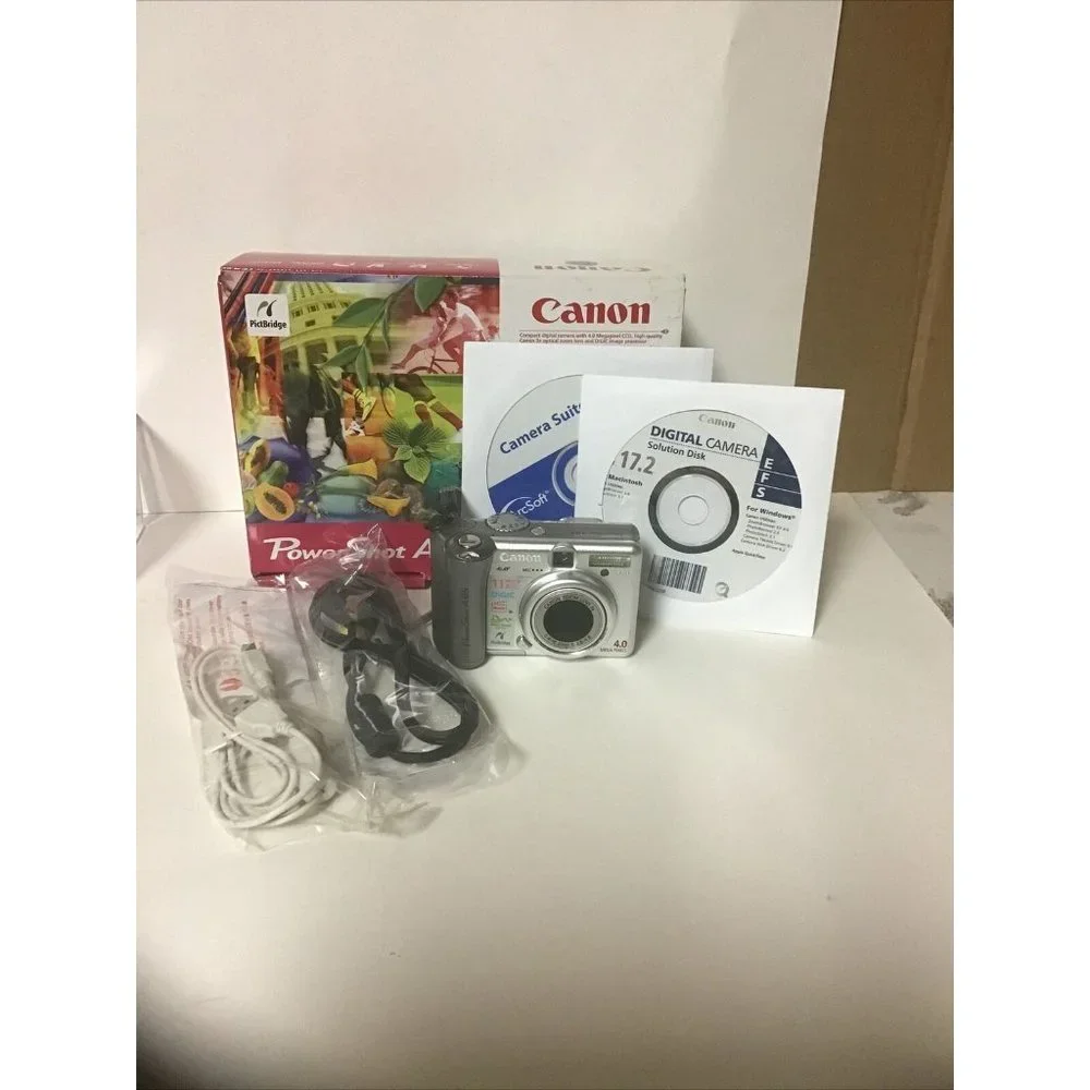 Canon Powershot A85, Faulty Display, Powers Up, Flashes, No Memory Card